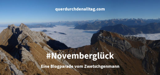 Novemberglück Blogparade Zwetschgenmann