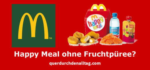 McDonalds Happy Meal Fruchtpürree
